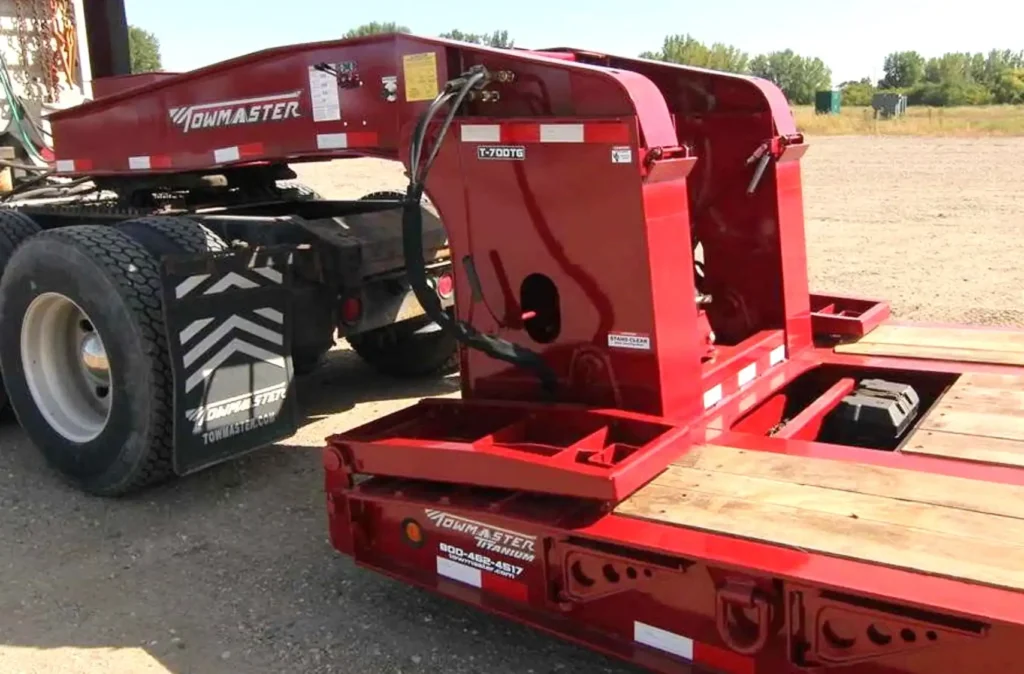 Detachable Gooseneck Lowbed Trailer