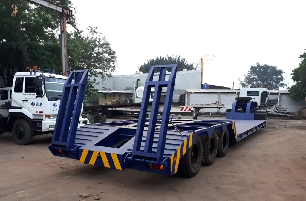 drop deck lowbed trailer